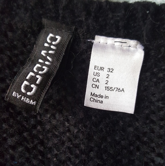 Black knit sweater - Picture 2 of 3